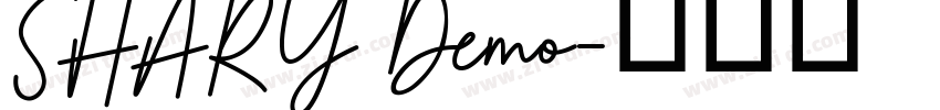 SHARY Demo字体转换